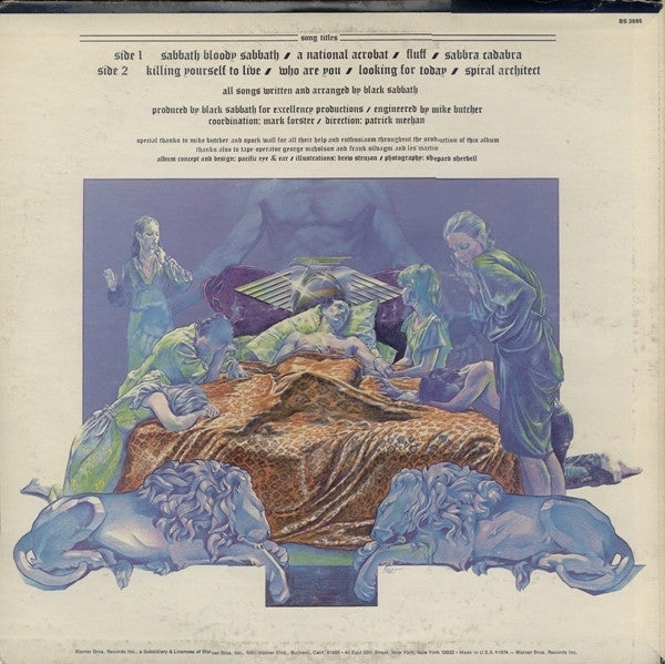 Release: Sabbath Bloody Sabbath-Vinyl-US-1974-BS 2695-447530