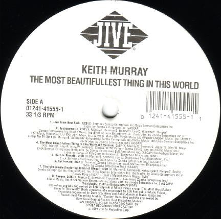 Master Release: The Most Beautifullest Thing In This World by Keith Murray