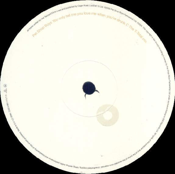 You Only Tell Me You Love Me When You're Drunk