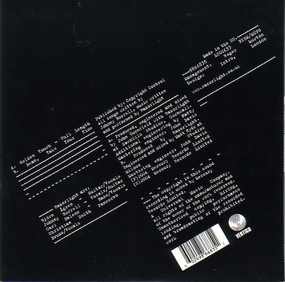 Master Release: Golden Touch by Razorlight