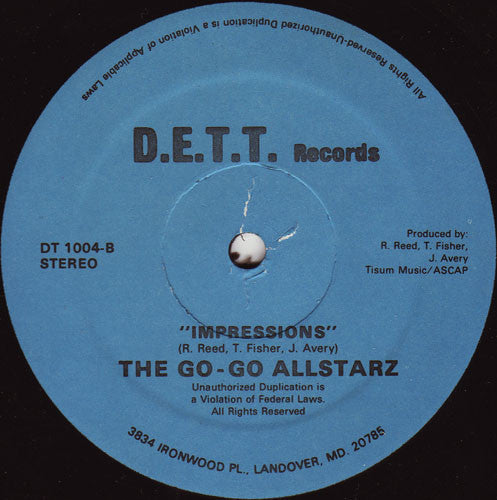 Master Release: Do The Whop by The Go-Go Allstarz