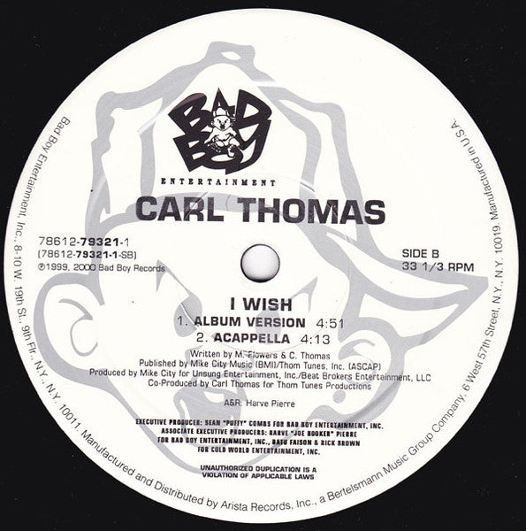 Master Release: I Wish by Carl Thomas