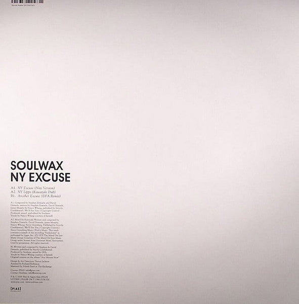 Master Release: NY Excuse by Soulwax
