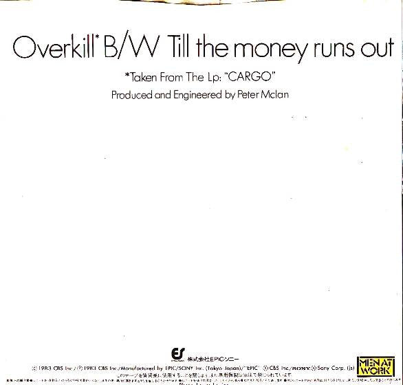 Release: Overkill-Vinyl-Japan-1983-07・5P-222-593399