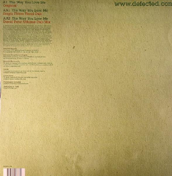 Release: The Way You Love Me-Vinyl-UK-2006-DFTD123R-694614