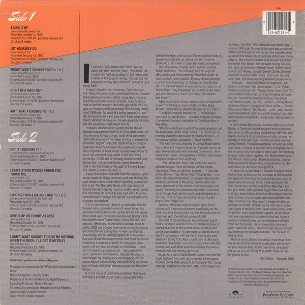 Release: The James Brown Story (Ain't That A Groove 1966-1969)-Vinyl-US-1984-821 231-1 Y-1, 422-821-231-1 Y-1-896130