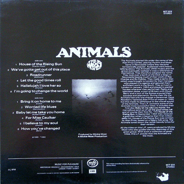 Master Release: The Most Of by The Animals