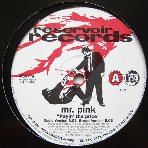 Master Release: Payin' Tha Price / Death Before Dishonor by Mr. Pink (2)