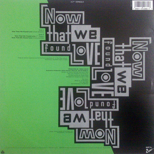 Now That We Found Love