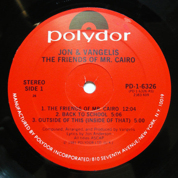 The Friends Of Mr. Cairo