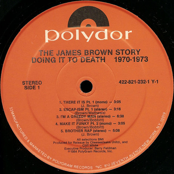 The James Brown Story - Doing It To Death 1970-73