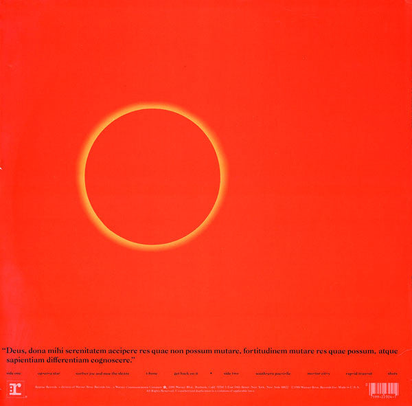 Release: Re·ac·tor-Vinyl-US-1981-HS 2304-721881