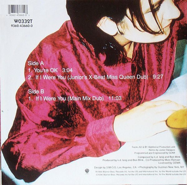 Master Release: You're OK by k.d. lang