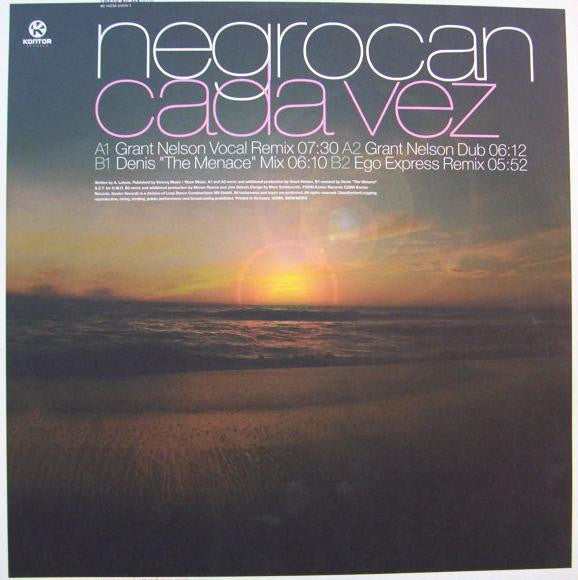 Master Release: Cada Vez by Negrocan