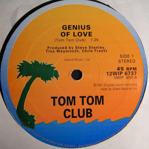 Master Release: Genius Of Love / Yella by Tom Tom Club