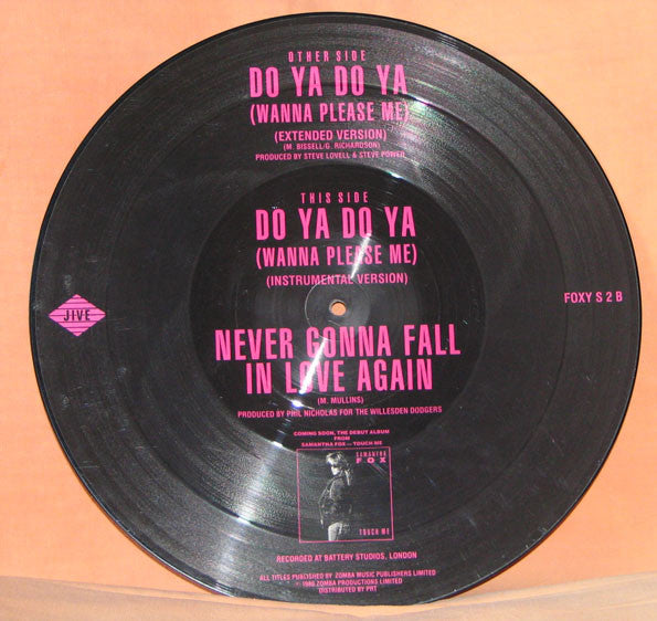 Release: Do Ya Do Ya (Wanna Please Me)-Vinyl-UK-1986-FOXY S 2-798163