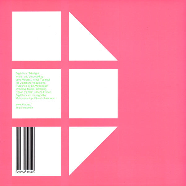 Release: Zdarlight-Vinyl-France-2005-Kitsuné Music 024-519556