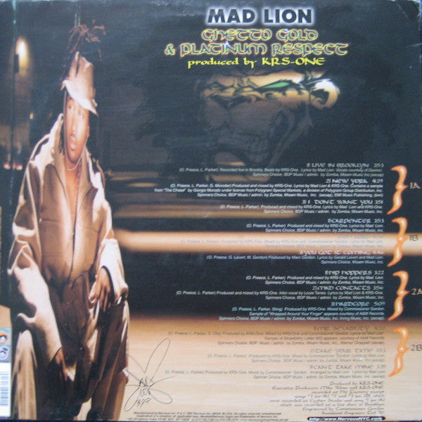 Master Release: Ghetto Gold & Platinum Respect by Mad Lion