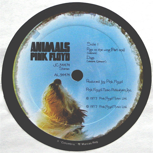 Release: Animals-Vinyl-US-1977-JC 34474, 34474-495664
