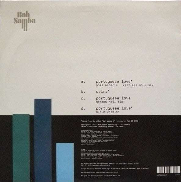 Release: Portuguese Love-Vinyl-UK-2005-12BK02-493430