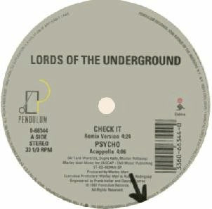 Master Release: Check It by Lords Of The Underground