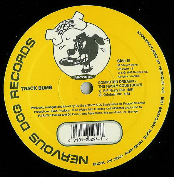 Master Release: Computer Dreams - The Nasty Countdown by Track Bums