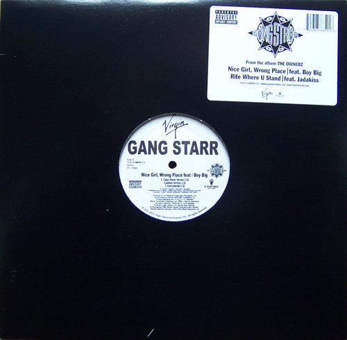 Master Release: Nice Girl, Wrong Place / Rite Where U Stand by Gang Starr