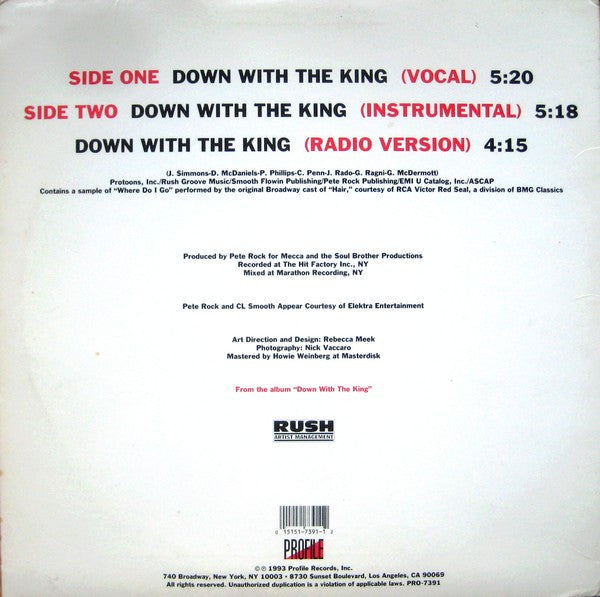 Master Release: Down With The King by Run-DMC