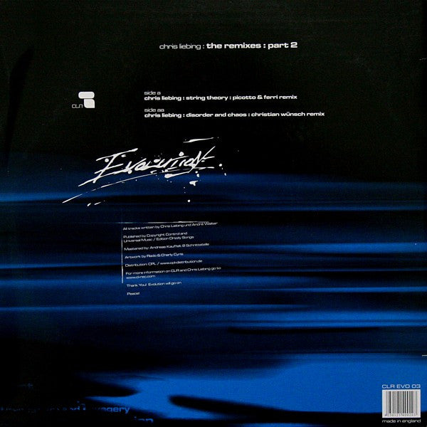 Master Release: The Remixes: Part 2 by Chris Liebing