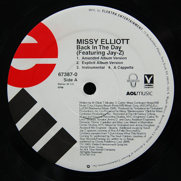 Master Release: Back In The Day by Missy Elliott