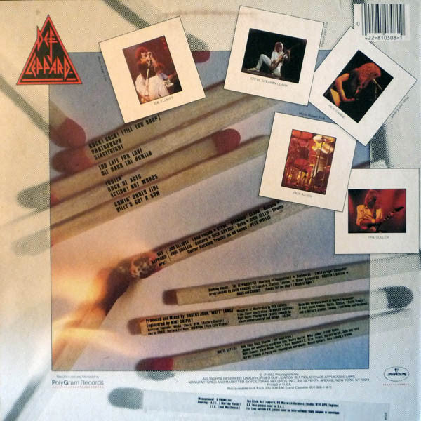 Release: Pyromania-Vinyl-US-1983-810 308-1 M-1, 422-810 308-1 M-1-393266