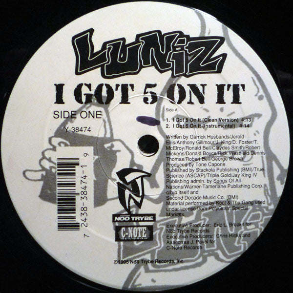 Release: I Got 5 On It-Vinyl-US-1995-Y-38474, Y-38474-494690