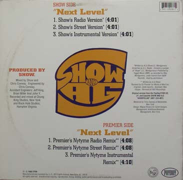 Release: Next Level-Vinyl-US-1995-697-120-038-1, 697-120-038-1-146264