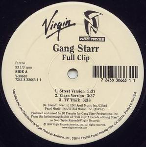 Master Release: Full Clip / DWYCK by Gang Starr