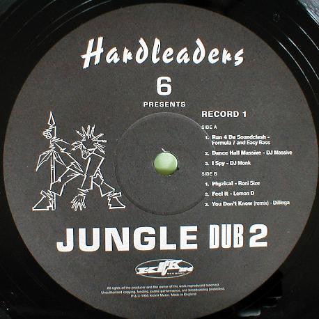 Release: Hardleaders 6 - Jungle Dub 2-Vinyl-UK-1995-KICK LP 17-108751