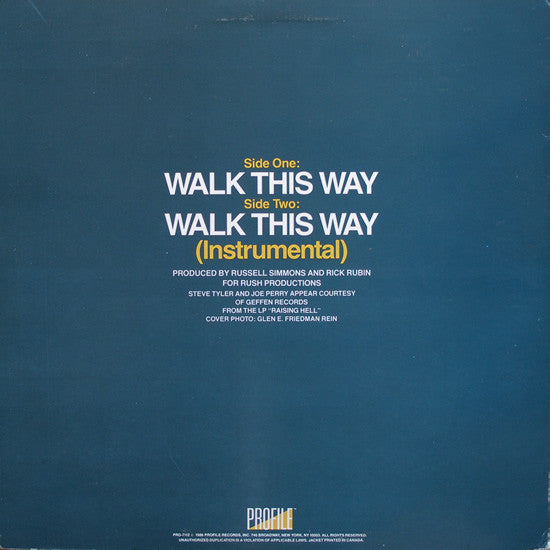 Release: Walk This Way-Vinyl-US-1986-PRO-7112-104239