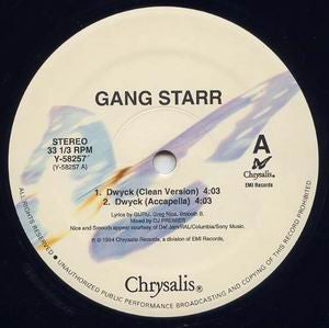 Master Release: DWYCK by Gang Starr