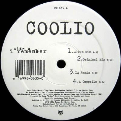 Master Release: I Remember by Coolio