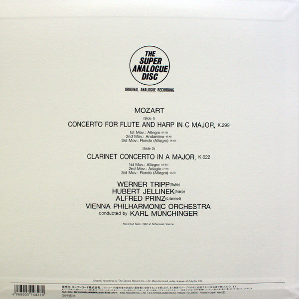 Flute & Harp Concerto / Clarinet Concerto