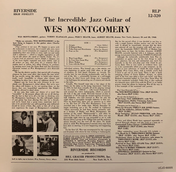 The Incredible Jazz Guitar Of Wes Montgomery