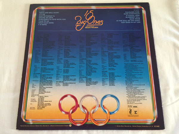 Release: 15 Big Ones-Vinyl-Japan-1976-P-10208R, P-10208R-8018576