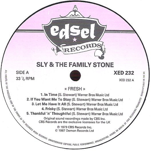 Release: Fresh-Vinyl-UK-1987-XED 232-5915984