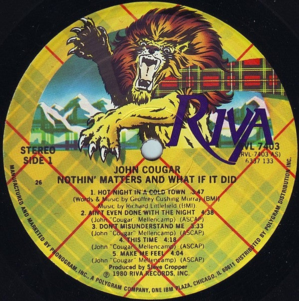 Nothin' Matters And What If It Did