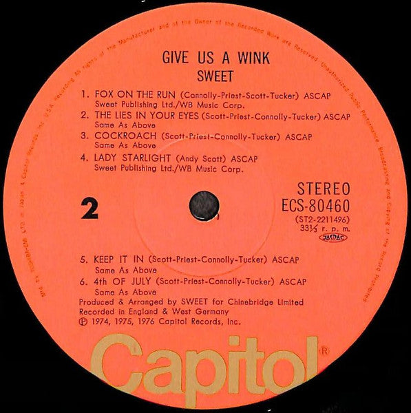 Give Us A Wink = 甘い誘惑