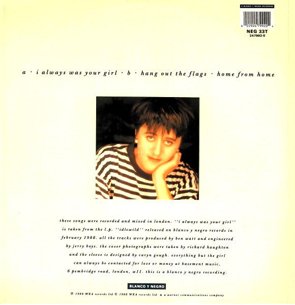 Master Release: I Always Was Your Girl by Everything But The Girl