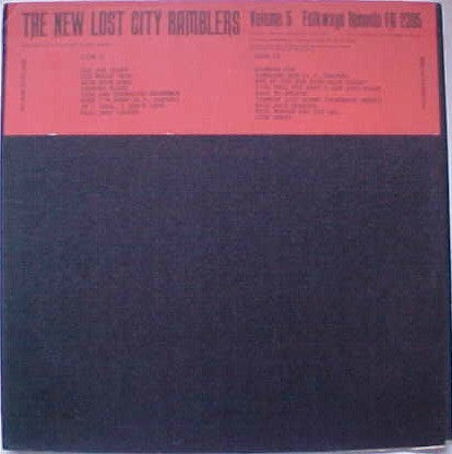 Master Release: Volume 5 by The New Lost City Ramblers