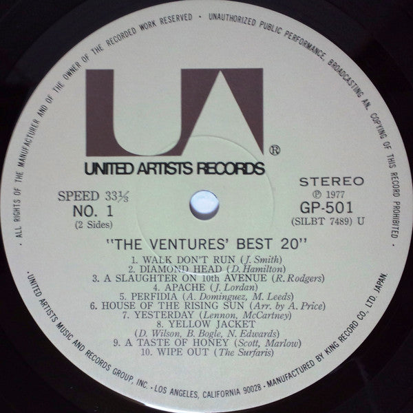 The Ventures' Best 20