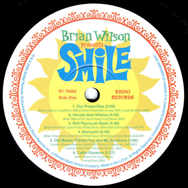 Brian Wilson Presents Smile