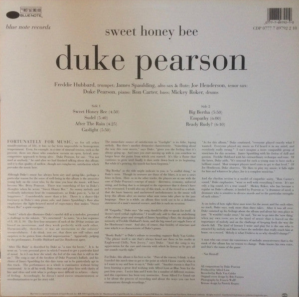 Release: Sweet Honey Bee-Vinyl-US-1993-B1-89792-7915954