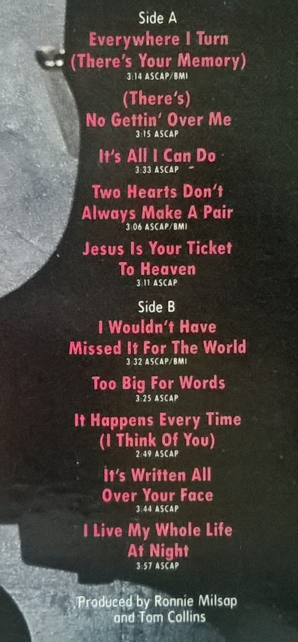 There's No Gettin' Over Me